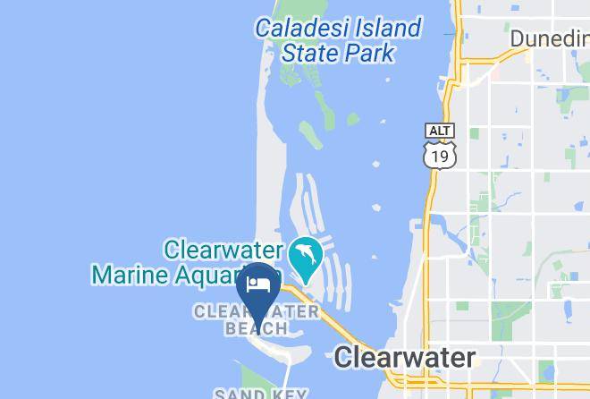 Pinellas - Clearwater Beach Hotel Maps
