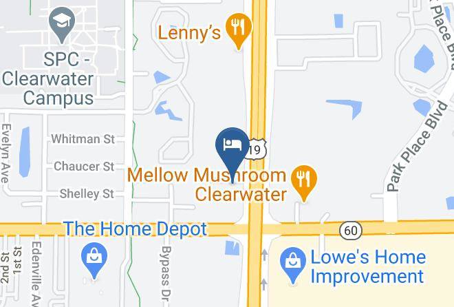 Pinellas - Clearwater Hotel Maps