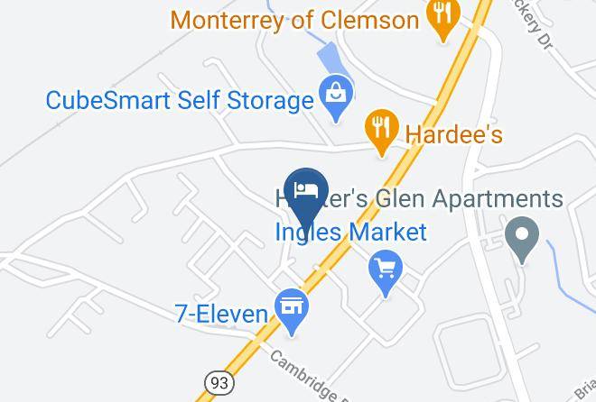 Pickens - Clemson Motel Maps