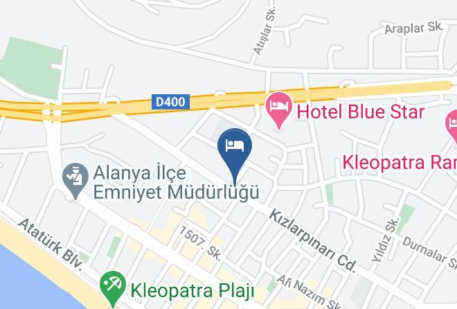 Alanya - Cleopatra City Hotel Maps