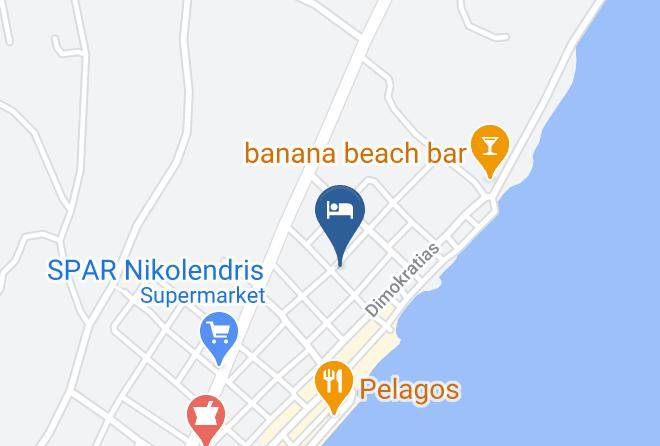 Kos - Cleopatra Classic Hotel Maps