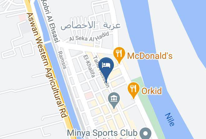 El Menia - Cleopatra Hotel Minya Maps