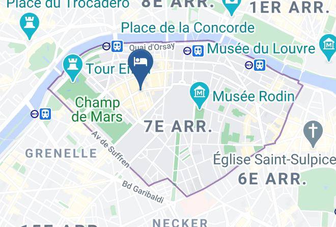 Paris - Cler Hotel Maps