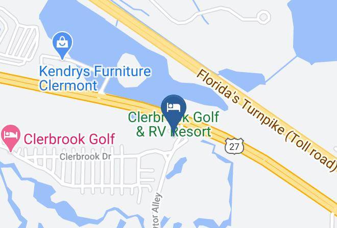 Lake - Clerbrook Golf & Rv Resort Maps