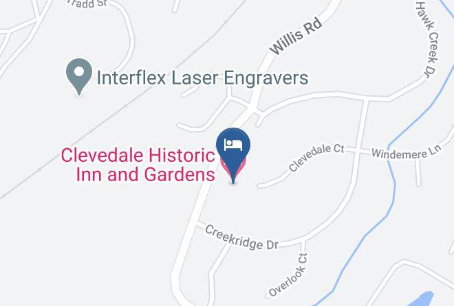 Spartanburg - Clevedale Historic Inn And Gardens Maps