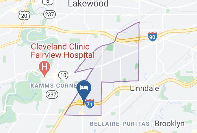 Cleveland Airport Marriott Map