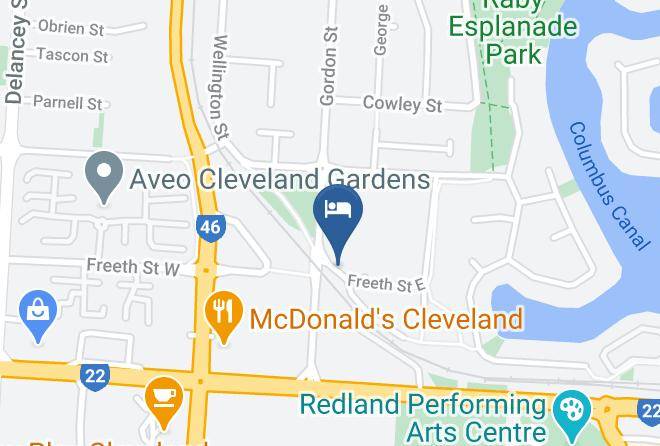 Redland - Cleveland Motor Inn Motel Maps