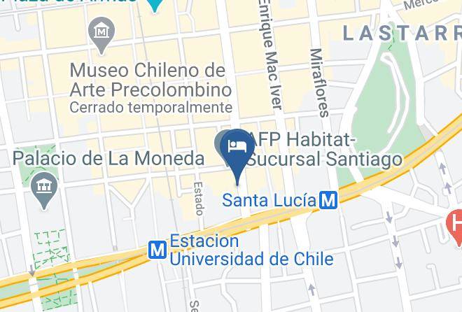 Santiago - Clh Suites Santiago Maps