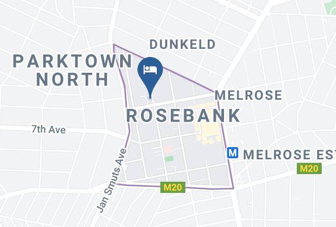 City Of Johannesburg - Clico Boutique Hotel Maps