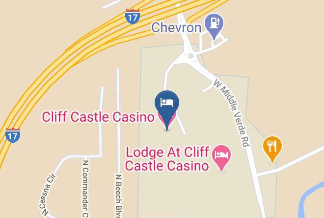 Yavapai - Cliff Castle Casino Hotel Maps