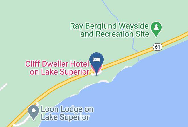 Cook - Cliff Dweller Hotel On Lake Superior Maps