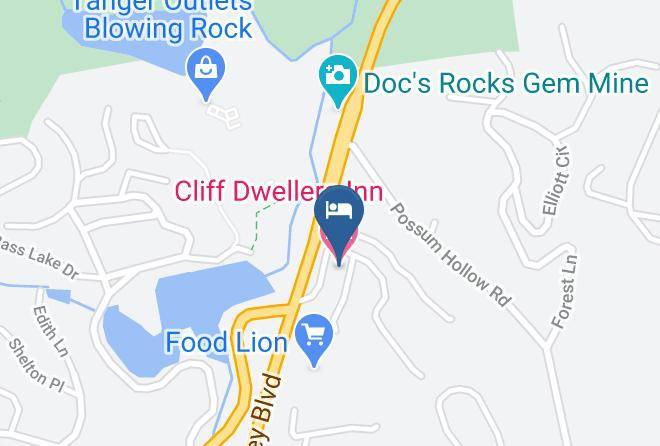 Watauga - Cliff Dwellers Inn Maps