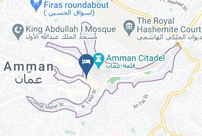 Amman - Cliff Hotel Maps