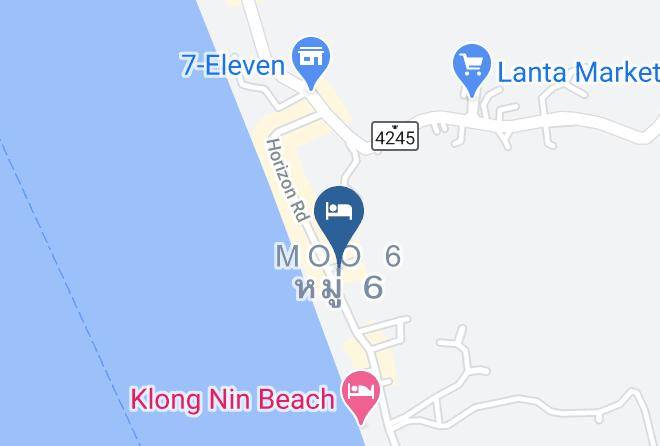 Amphoe Ko Lanta - Cliff Lanta Suite Maps