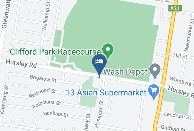 Toowoomba - Clifford Park Holiday Motor Inn Maps
