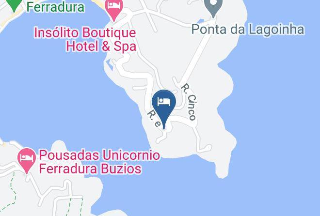 Buzios - Cliffside Luxury Inn Maps