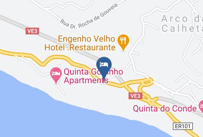 Calheta - Cliff Top Location Peaceful Superb Seaview Maps