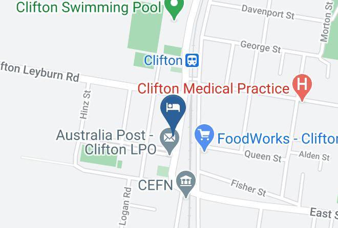 Toowoomba - Clifton Arms Hotel Maps
