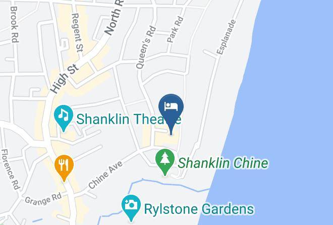 Isle Of Wight - Clifton Hotel Shanklin Maps
