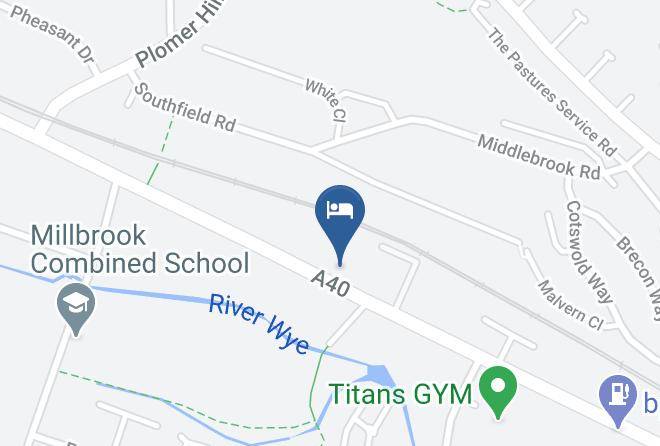 Clifton Lodge Hotel Map