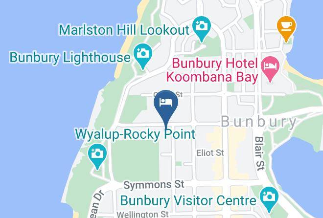 Bunbury - Clifton Motel & Grittleton Lodge Maps