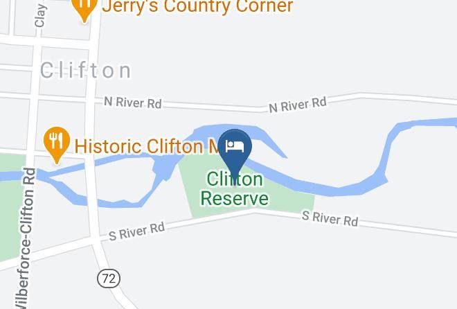 Clifton Reserve Map