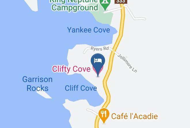 Clifty Cove Motel Map - Nova Scotia - Halifax