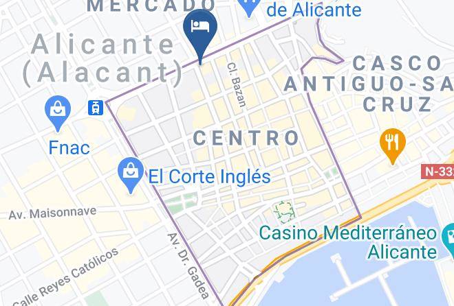 Alicante - Clinica Alfonso X El Sabio Maps