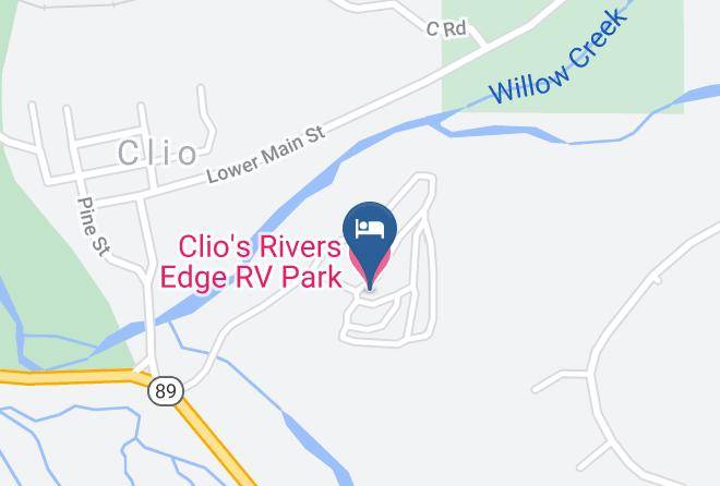 Plumas - Clio's Rivers Edge Rv Park Maps