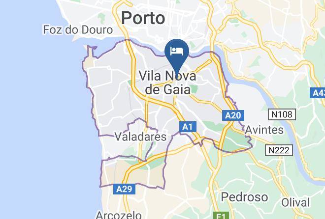 Vila Nova De Gaia - Cliphotel Maps