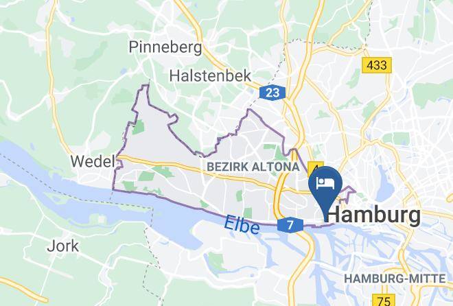 Stadt Hamburg - Clipper Elb Lodge Maps