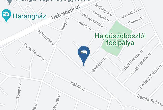 Hajduszoboszlo - Clock Cafe Pizzeria Es Panzio Maps