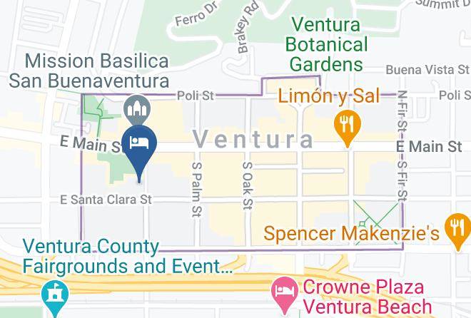 Ventura - Clocktower Inn Ventura Maps