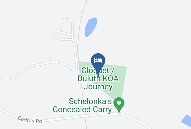 Carlton - Cloquet Duluth Koa Journey Maps