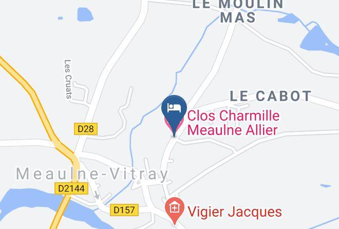 Allier - Clos Charmille Meaulne Allier Maps