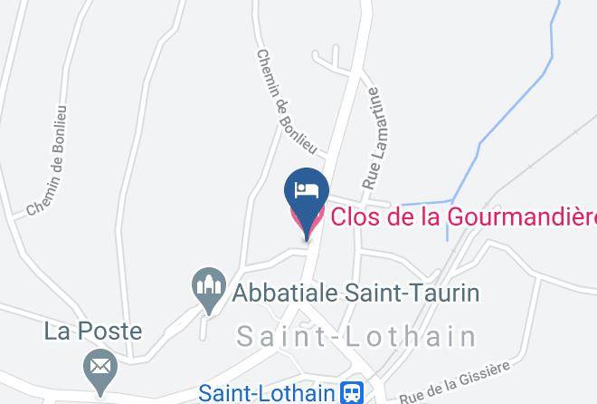 Jura - Clos De La Gourmandiere Maps