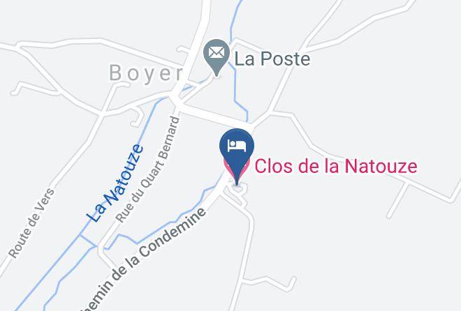 Saone Et Loire - Clos De La Natouze Maps