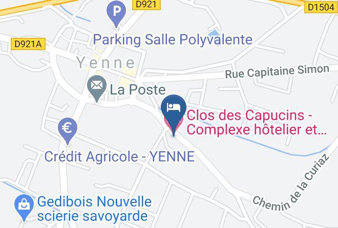 Savoie - Clos Des Capucins Complexe Hotelier Et De Seminaire Maps