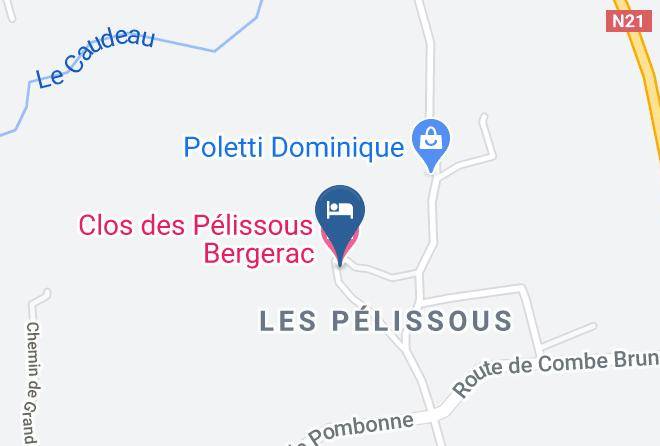 Dordogne - Clos Des Pelissous Bergerac Maps