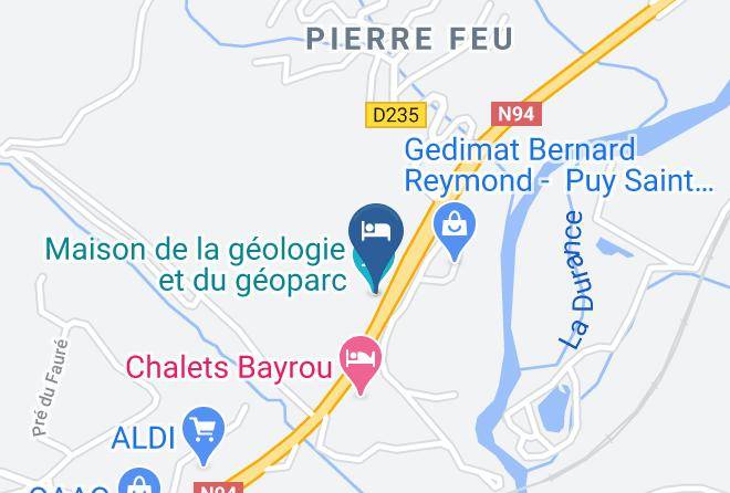 Hautes Alpes - Clos Du Vas Maps