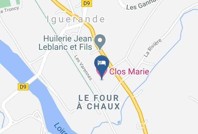 Saone Et Loire - Clos Marie Maps
