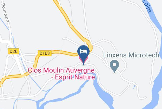 Haute Loire - Clos Moulin Auvergne Esprit Nature Maps