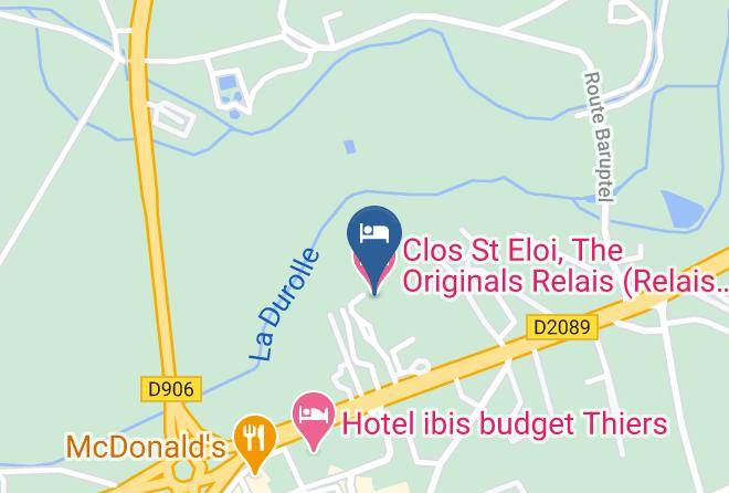 Clos St Eloi The Originals Relais Map