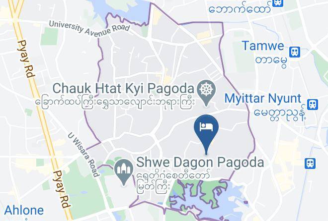 Yangon West - Cloud 10 Boutique Hotel Maps