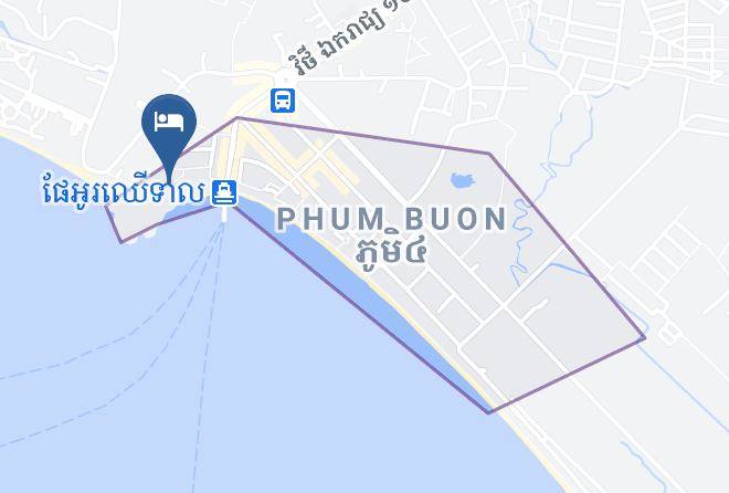 Preah Sihaknuk Town - Cloud 9 Bungalows Maps