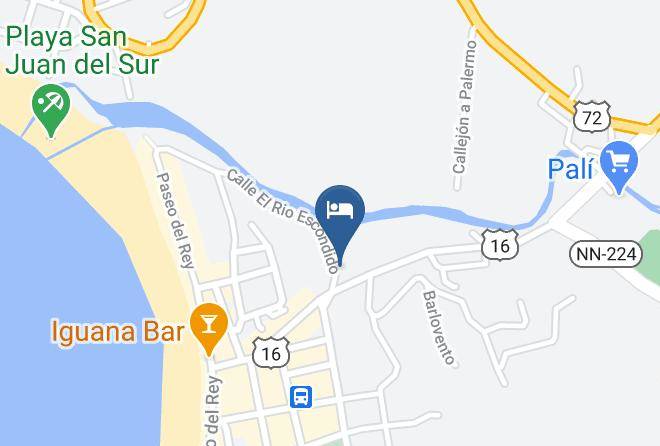 San Juan Del Sur - Cloud 9 Hotel Nicaragua Maps