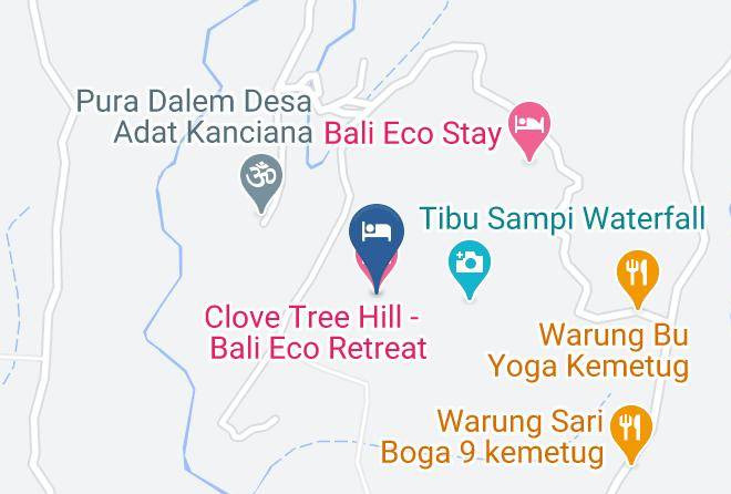 Tabanan Regency - Clove Tree Hill Bali Eco Retreat Maps