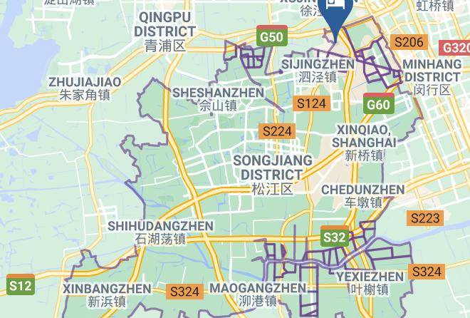 Songjiang District - Clovelly Garden Hotel Maps