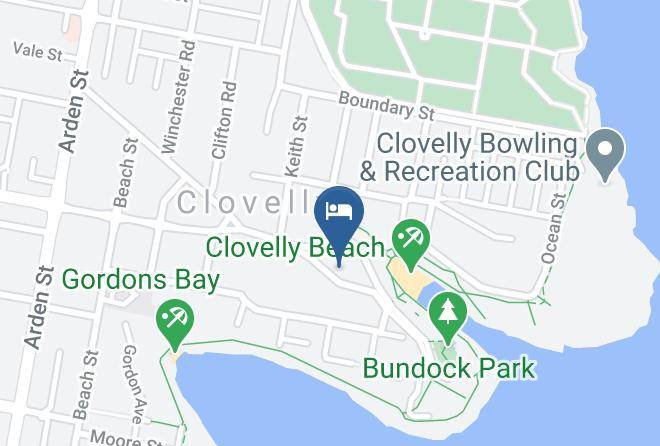 Clovelly Hotel Map