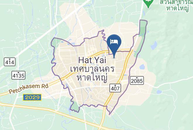Clover Hotel Hatyai Map